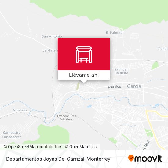 Mapa de Departamentos Joyas Del Carrizal