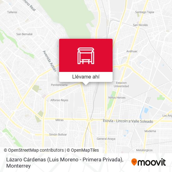 Mapa de Lázaro Cárdenas (Luis Moreno - Primera Privada)