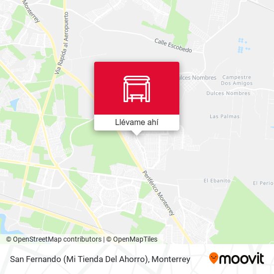 Mapa de San Fernando (Mi Tienda Del Ahorro)