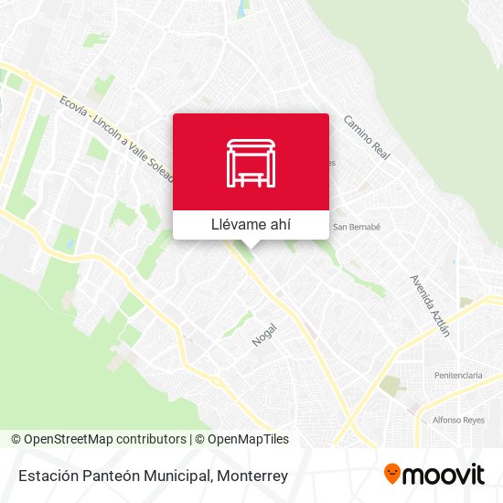 Mapa de Estación Panteón Municipal