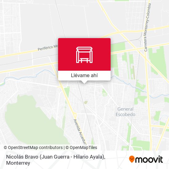 Mapa de Nicolás Bravo (Juan Guerra - Hilario Ayala Villarreal)