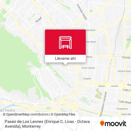 Cómo llegar a Av. Paseo de Los Leones X 8a en Monterrey en Autobús o  Metrorrey?