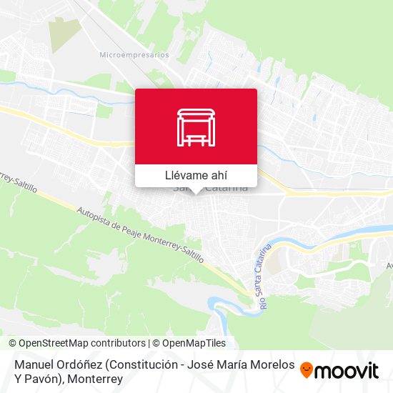 Mapa de Manuel Ordóñez (Constitución - José María Morelos Y Pavón)