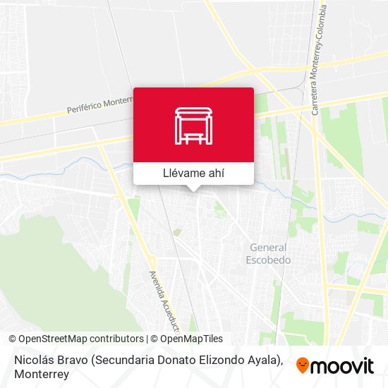 Mapa de Nicolás Bravo (Secundaria Donato Elizondo Ayala)