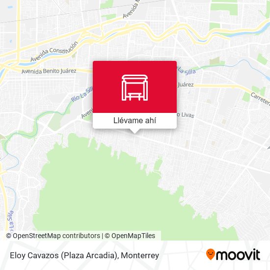 Mapa de Eloy Cavazos (Plaza Arcadia)