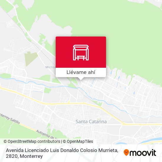 Mapa de Avenida Licenciado Luis Donaldo Colosio Murrieta, 2820