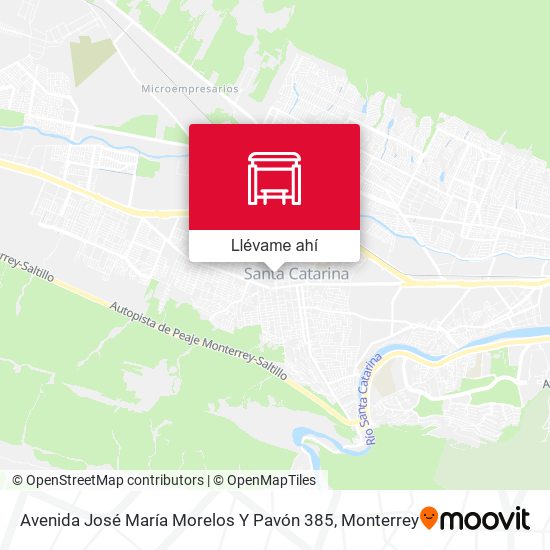 Mapa de Avenida José María Morelos Y Pavón 385
