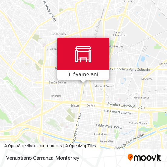 Cómo llegar a Venustiano Carranza en Monterrey en Autobús o Metrorrey?