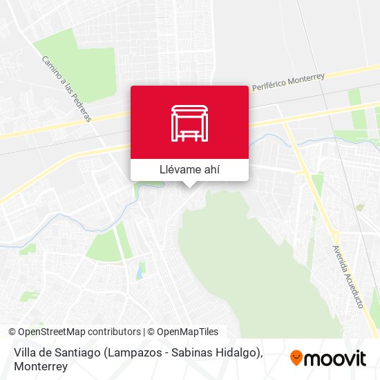 Mapa de Villa de Santiago (Lampazos - Sabinas Hidalgo)