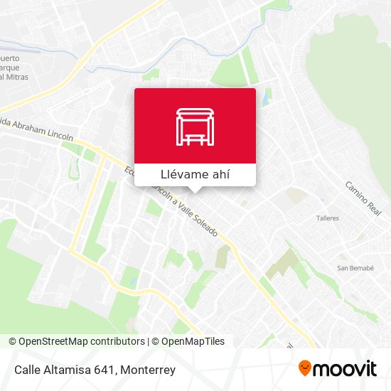 Mapa de Calle Altamisa 641