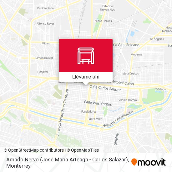 Mapa de Amado Nervo (José María Arteaga - Carlos Salazar)