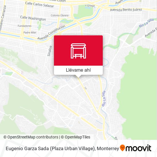 Mapa de Eugenio Garza Sada (Plaza Urban Village)