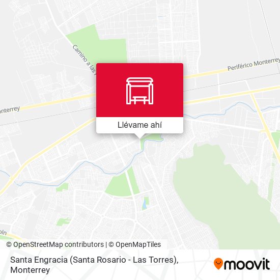 Mapa de Santa Engracia (Santa Rosario - Las Torres)