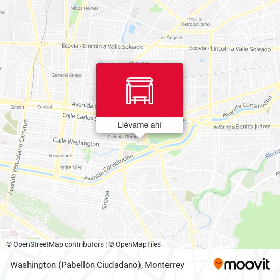 Mapa de Washington (Pabellón Ciudadano)