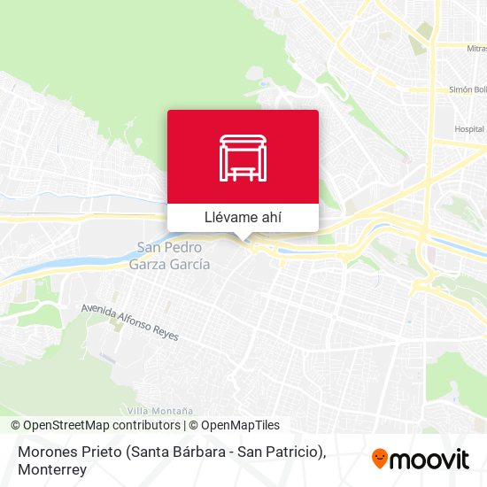 Mapa de Morones Prieto (Santa Bárbara - San Patricio)