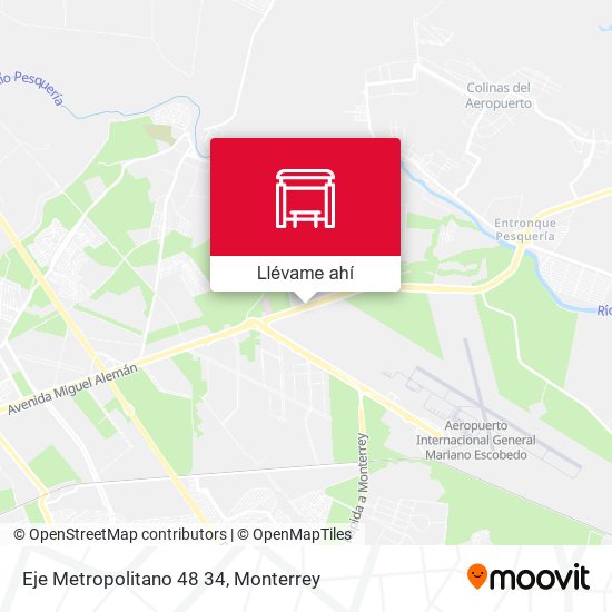 Mapa de Eje Metropolitano 48 34