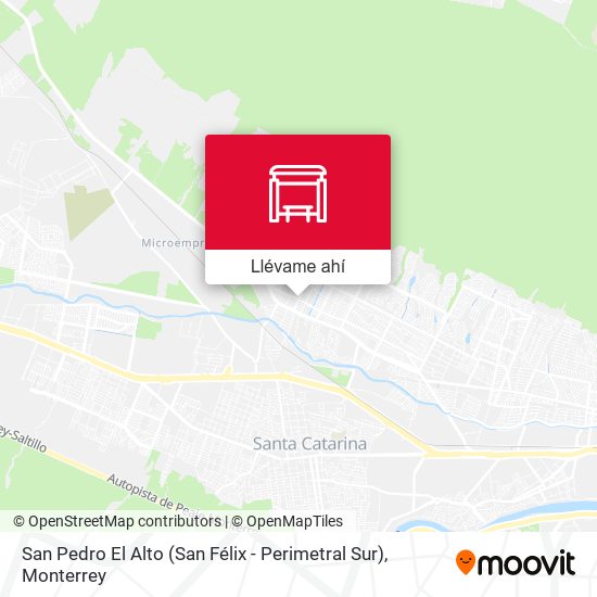 Mapa de San Pedro El Alto (San Félix - Perimetral Sur)