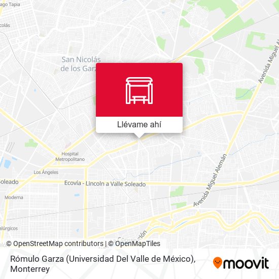 Mapa de Rómulo Garza (Universidad Del Valle de México)