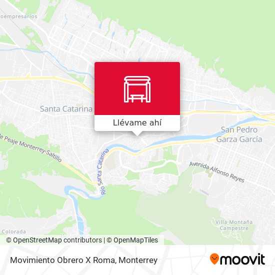 Mapa de Movimiento Obrero X Roma