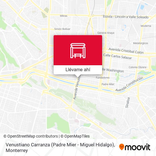 Cómo llegar a Venustiano Carranza (Padre Mier - Miguel Hidalgo Y Costilla)  en Monterrey en Autobús o Metrorrey?