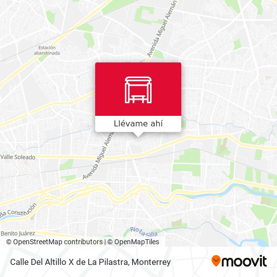 Mapa de Calle Del Altillo X de La Pilastra