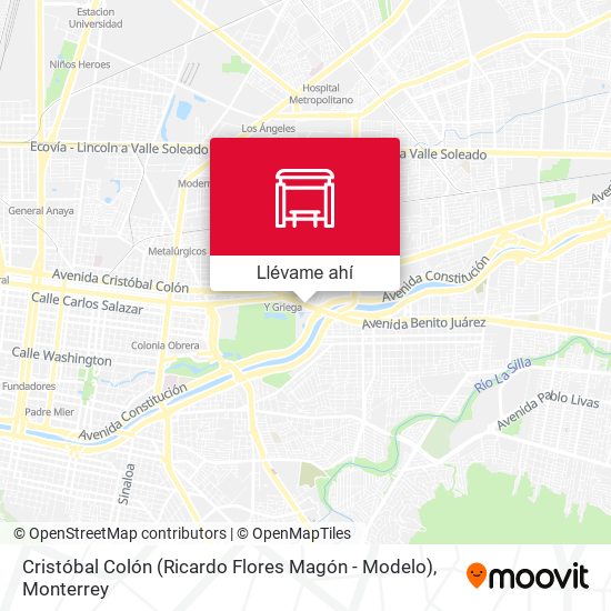 Mapa de Cristóbal Colón (Ricardo Flores Magón - Modelo)