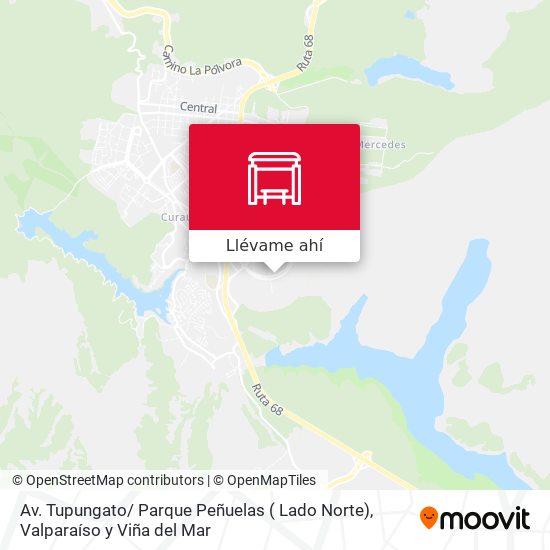 Mapa de Av. Tupungato/ Parque Peñuelas ( Lado Norte)