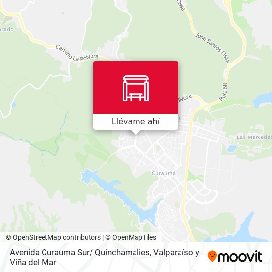 Mapa de Avenida Curauma Sur/ Quinchamalies