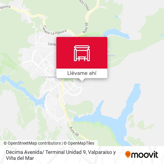 Mapa de Décima Avenida/ Terminal Unidad 9