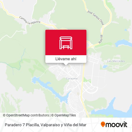 Mapa de Paradero 7 Placilla