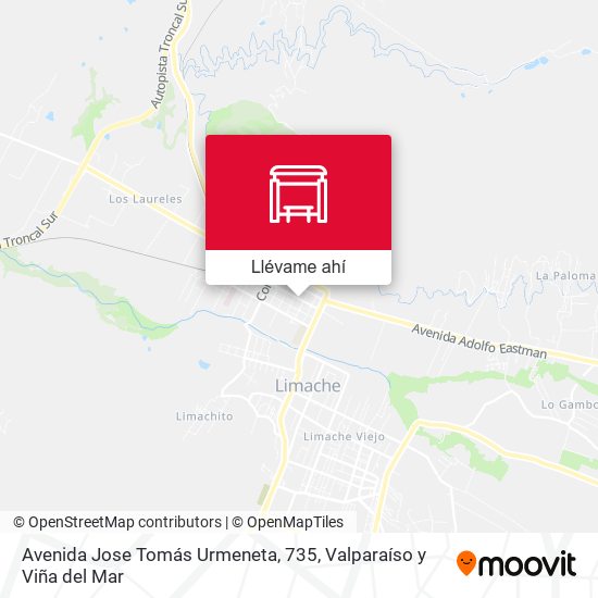 Mapa de Avenida Jose Tomás Urmeneta, 735