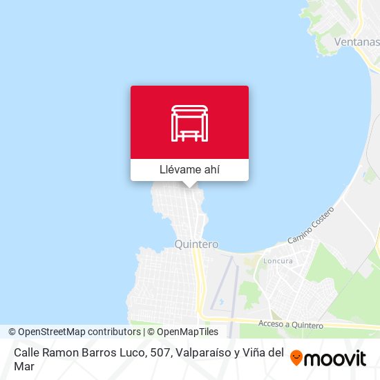 Mapa de Calle Ramon Barros Luco, 507