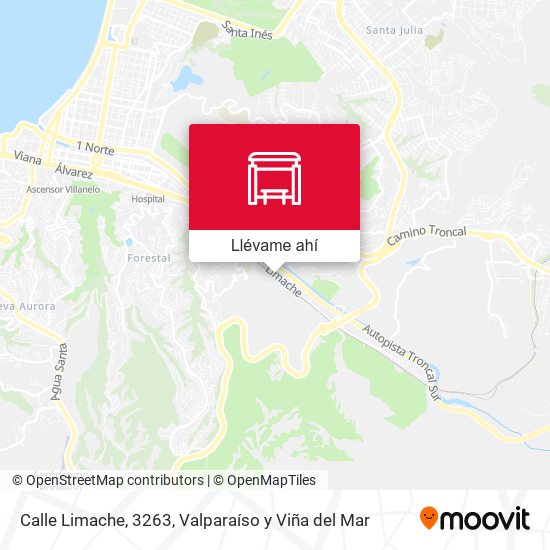 Mapa de Calle Limache, 3263