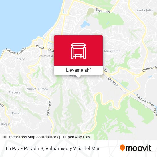 Mapa de La Paz - Parada B