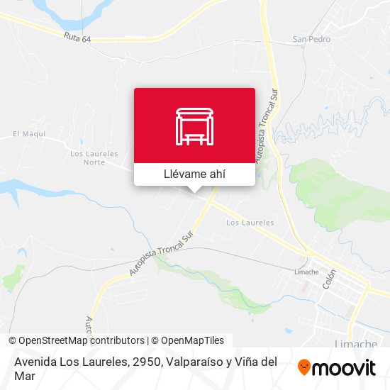 Mapa de Avenida Los Laureles, 2950