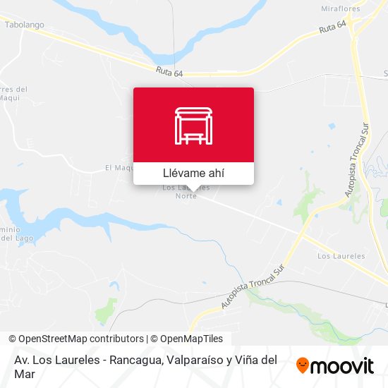 Mapa de Av. Los Laureles - Rancagua