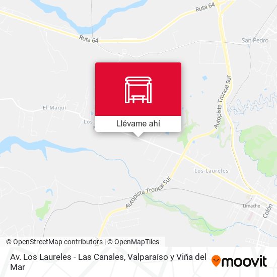 Mapa de Av. Los Laureles - Las Canales