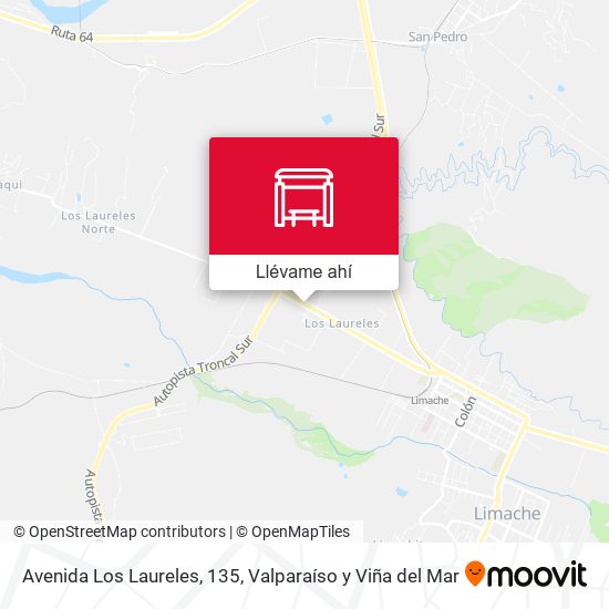 Mapa de Avenida Los Laureles, 135