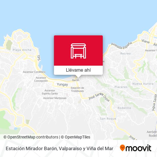 Mapa de Estación Mirador Barón