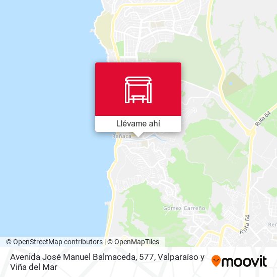 Mapa de Avenida José Manuel Balmaceda, 577