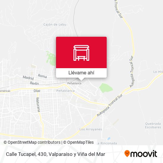 Mapa de Calle Tucapel, 430