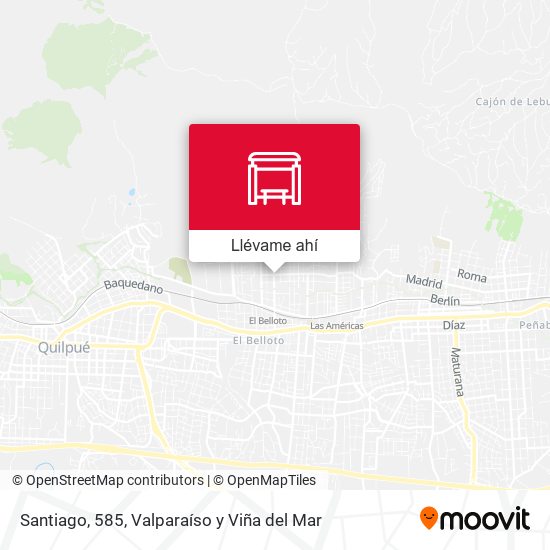 Mapa de Santiago, 585