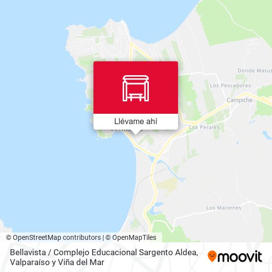 Mapa de Bellavista / Complejo Educacional Sargento Aldea