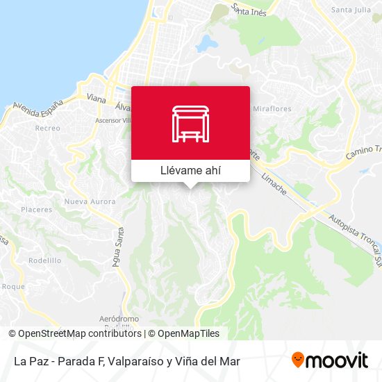 Mapa de La Paz - Parada F