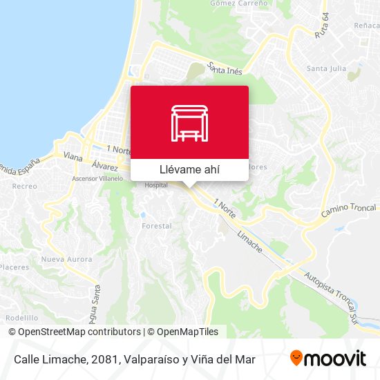 Mapa de Calle Limache, 2081