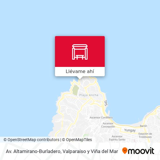 Mapa de Av. Altamirano-Burladero