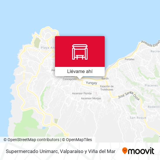 Mapa de Supermercado Unimarc