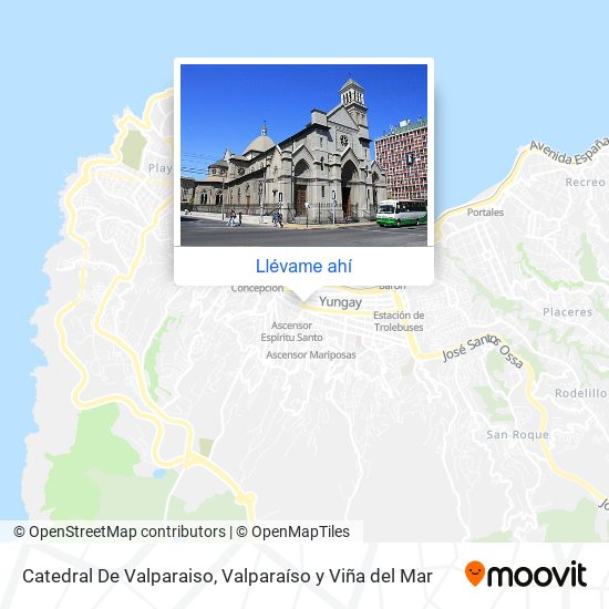 Mapa de Catedral De Valparaiso
