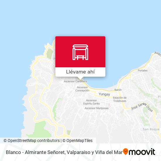 Mapa de Blanco - Almirante Señoret