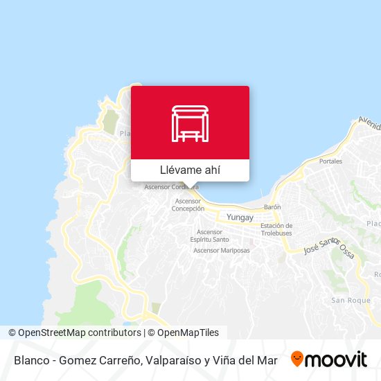 Mapa de Blanco - Gomez Carreño